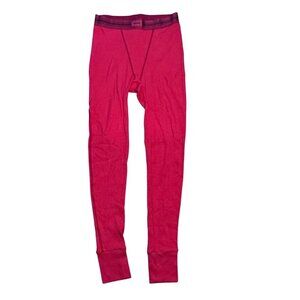 NWT SKIMS Cotton Rib Legging Red S Women’s Lounge Stretch High Waist Soft Fit